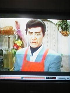 テレビに映る大嵐浩太郎